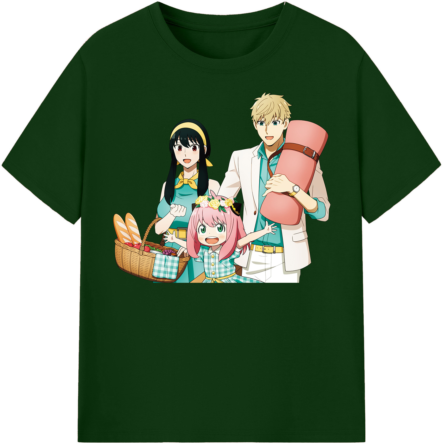 （画像用） SPY×FAMILY间谍家家酒 綿100％半袖Tシャツ（フロントプリント）